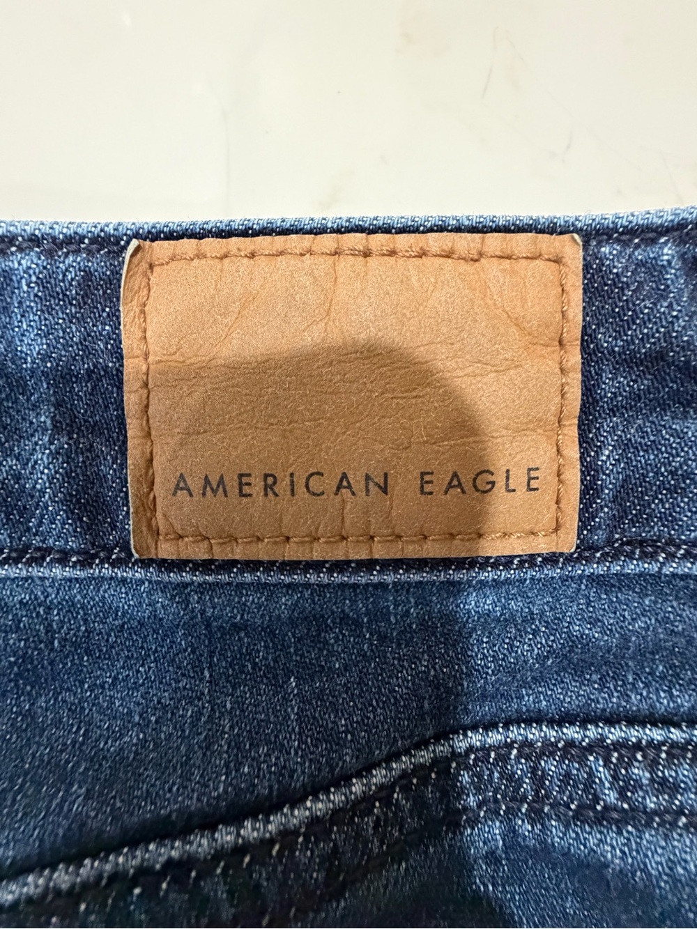 American Eagle Outfitters Stretch Super High-Rise Baggy Wide Leg Jeans Size 12 R - Picture 8 of 13